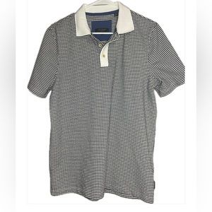 Ted Baker London black and white polo. Size 3/ medium